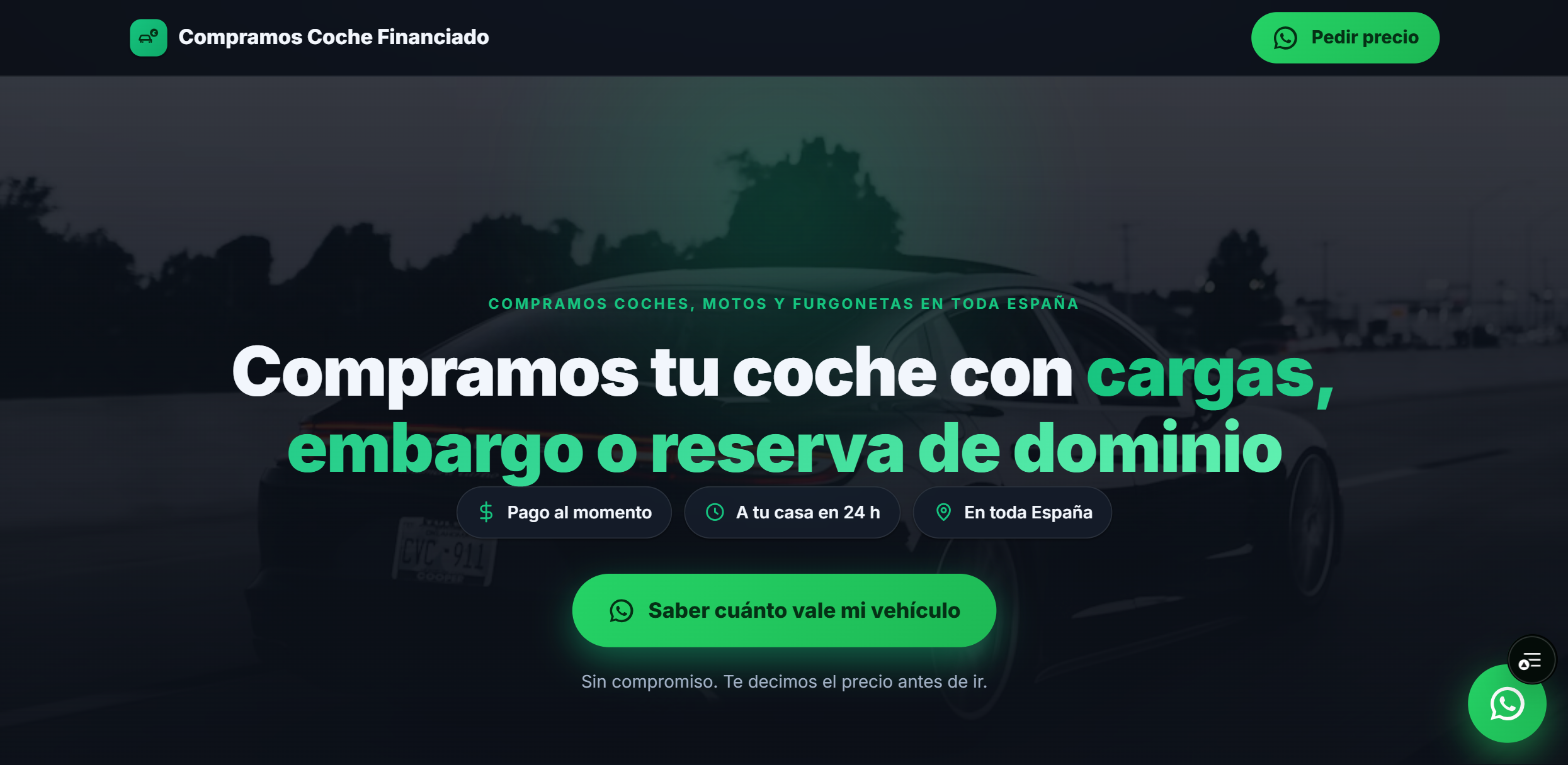 Compramos Coche Financiado